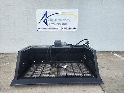 sand sifter for a skid steer|skid steer loader screener.